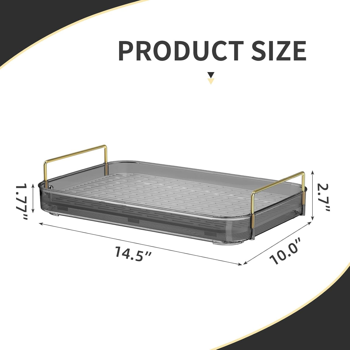 Seoneiro Whiskey Tray, Glass Cup Rack, Mug Holder, Coffee Cup Organizer, Bathroom Countertop Organizer with Drain Board Wine Glass Decorative, Food Tray, Kitchen Spice Rack