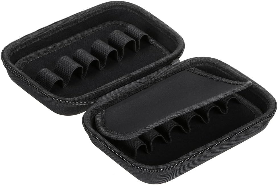 Hipiwe Hard Shell Essential Oil Carrying Case Holds 12 Bottles (Can hold 5ml, 10ml, &10ml Rollers) Travel Size Essential Oils Bag Organizer Perfect for Essential Oils Bottle (Purple)