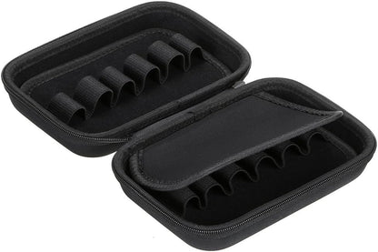 Hipiwe Hard Shell Essential Oil Carrying Case Holds 12 Bottles (Can hold 5ml, 10ml, &10ml Rollers) Travel Size Essential Oils Bag Organizer Perfect for Essential Oils Bottle (Purple)