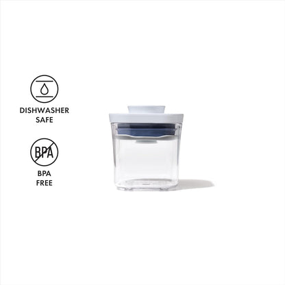 OXO Good Grips POP Container - Airtight Food Storage - Small Square Tall 2.3 Qt Ideal for spaghetti, linguini and lasagna