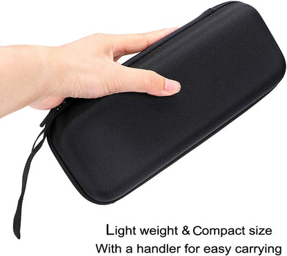 Hipiwe EVA Essential Oils Carrying Case Organizer for 20 Bottles 5ml 10ml Standard and Rollers Bottles Portable Hard Shell Essential Oils Travel Bag Holder for Essential Oils Bottle Storage (Black)