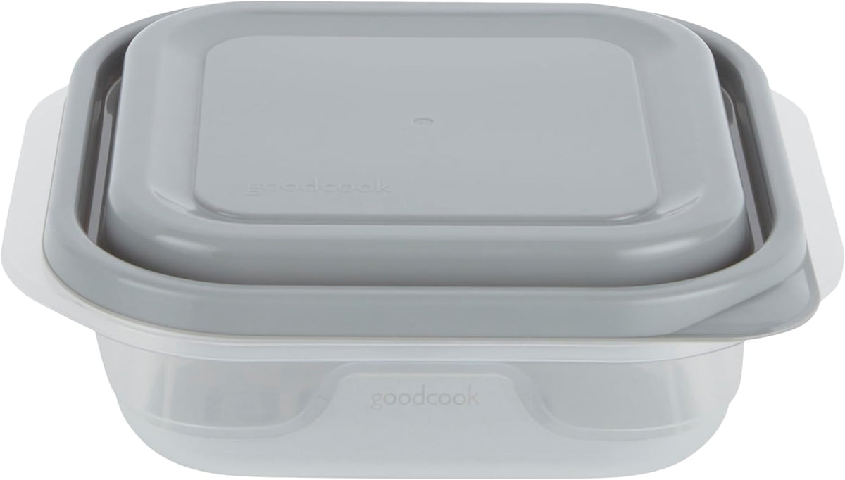 GoodCook EveryWare 40-Piece Food Storage Container Set, BPA-Free Plastic, Click and Fresh Lids, Assorted Sizes with Integrated Measurements, Durable and Secure Food Containers for Leftovers