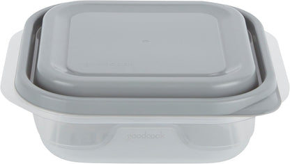 GoodCook EveryWare 40-Piece Food Storage Container Set, BPA-Free Plastic, Click and Fresh Lids, Assorted Sizes with Integrated Measurements, Durable and Secure Food Containers for Leftovers