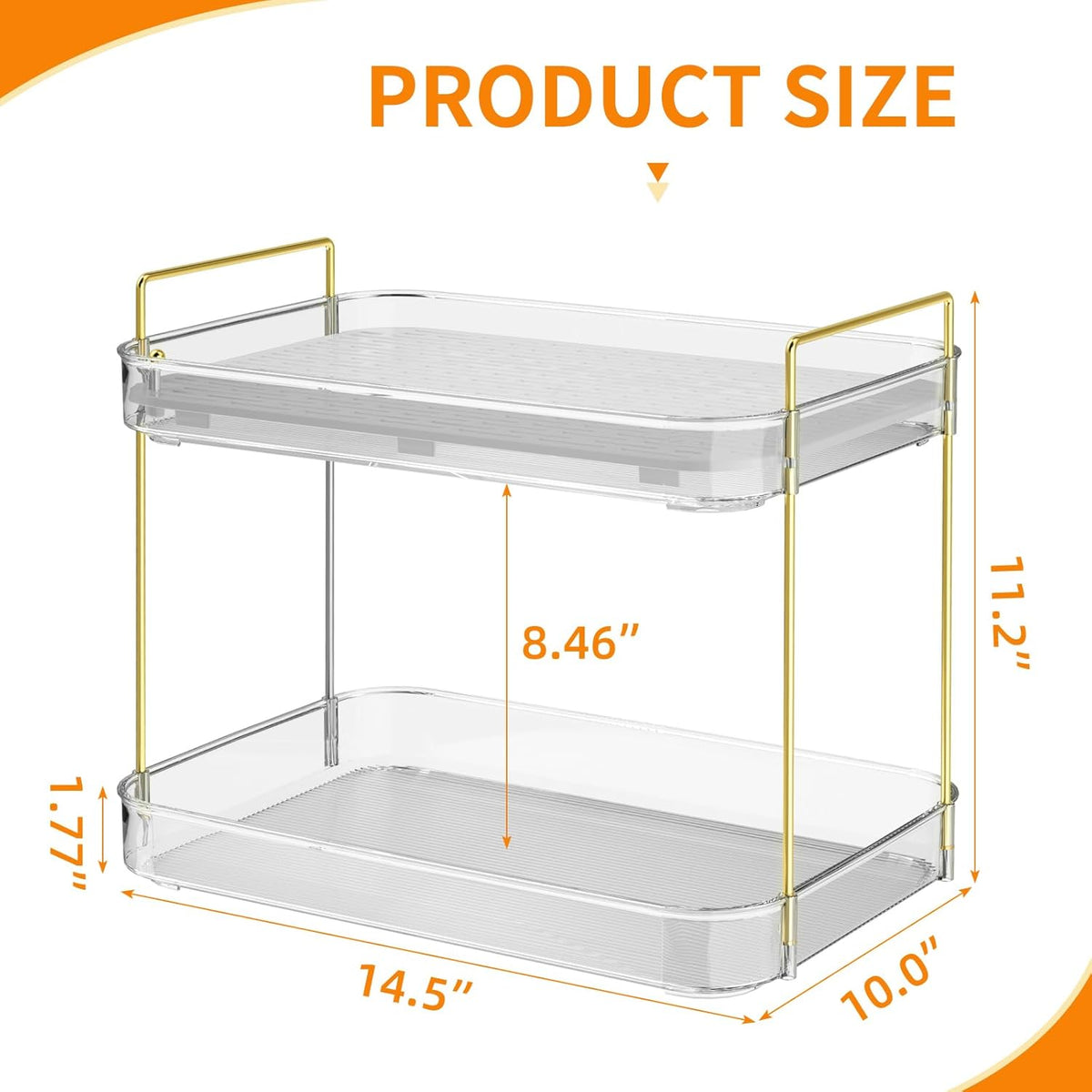 Seoneiro Whiskey Tray, Glass Cup Rack, Mug Holder, Coffee Cup Organizer, Bathroom Countertop Organizer with Drain Board Wine Glass Decorative, Food Tray, Kitchen Spice Rack