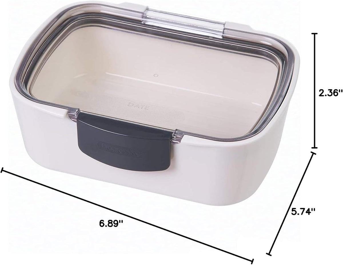 ProKeeper Deli Food Storage Container with Air-Tight Silicone Seal and Dry Erase Compatible Lid