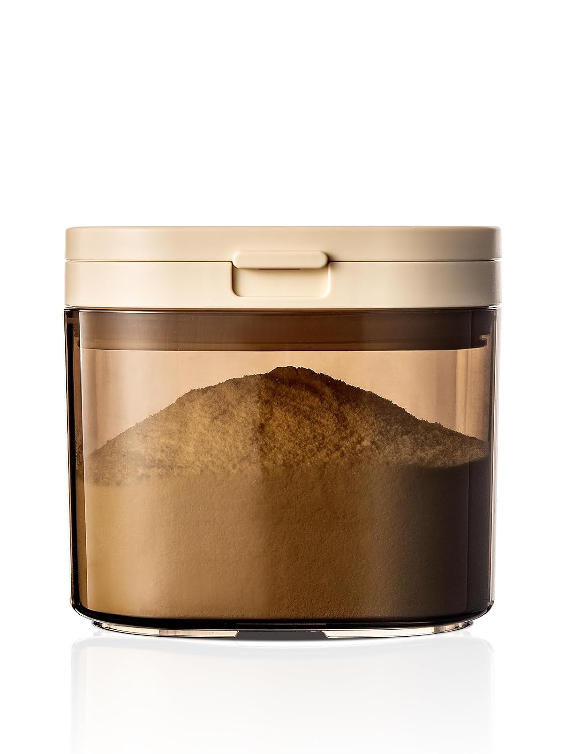Formula Container to Go- 1700ml Pop Top Milk Powder Container, BPA-Free Airtight Formula Dispenser with Scoop and Scraper, 21OZ, 1.32LB, 600g, Clear