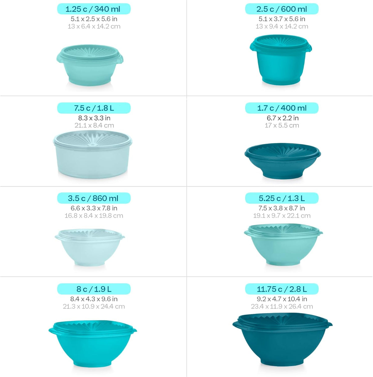 Tupperware Heritage Collection, New Food Storage Container Set in Vintage Pink, Dishwasher Safe and BPA Free (18 containers, 18 lids)
