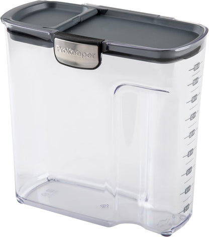 Progressive International ProKeeper+ Clear Plastic Airtight Food Baker's Kitchen Storage Organization Container Canister Set with Magnetic Accessories, 2- Piece Set (Powdered & Brown Sugar 1.4-Quart)