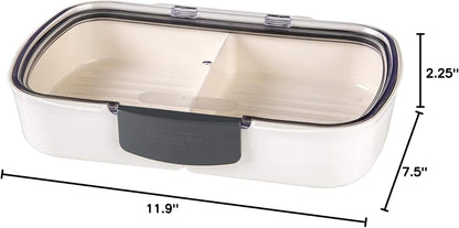 ProKeeper Deli Food Storage Container with Air-Tight Silicone Seal and Dry Erase Compatible Lid