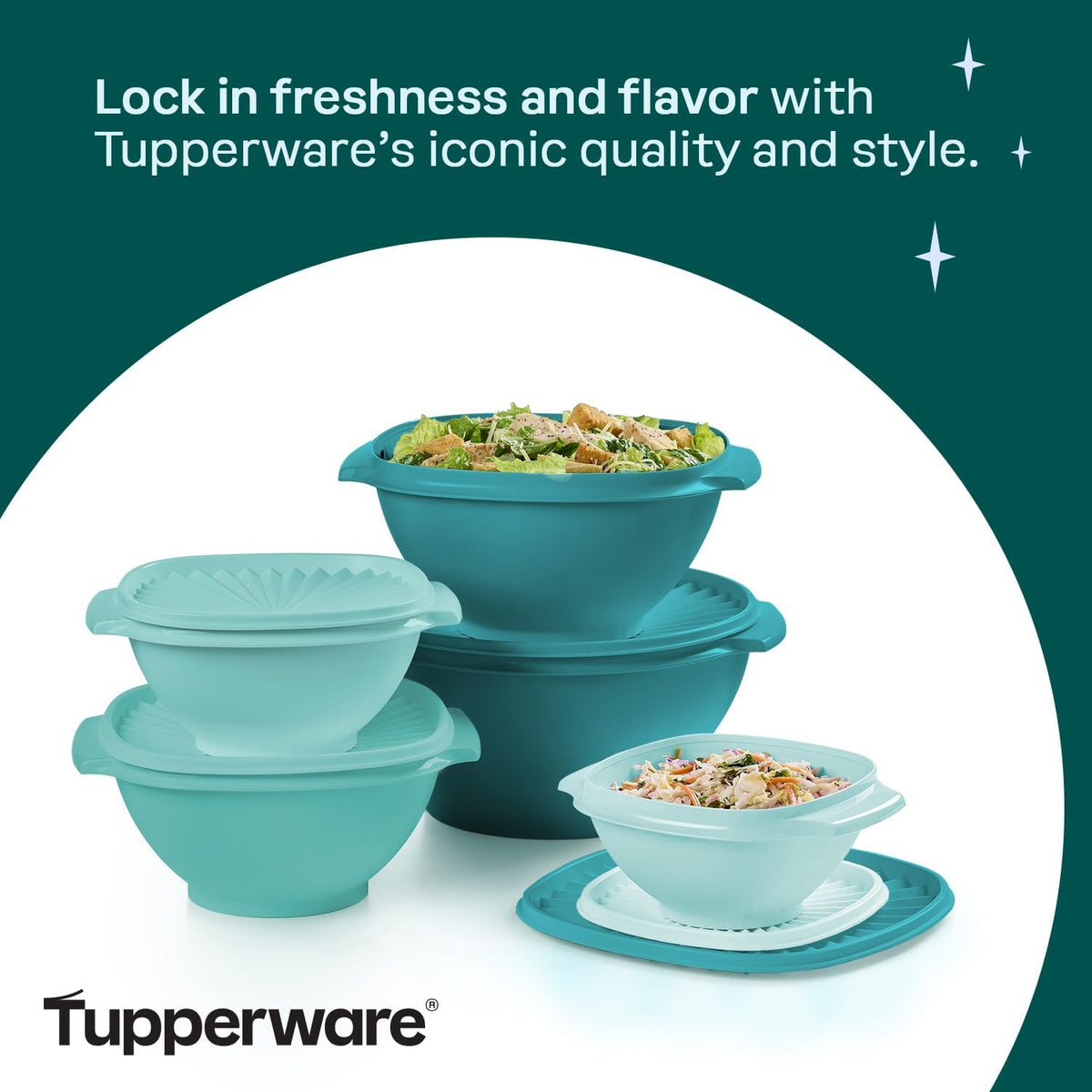 Tupperware Heritage Collection, New Food Storage Container Set in Vintage Pink, Dishwasher Safe and BPA Free (18 containers, 18 lids)