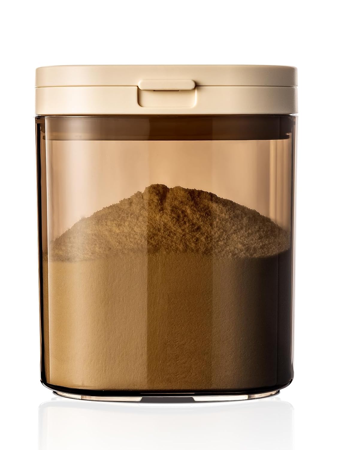 Formula Container to Go- 1700ml Pop Top Milk Powder Container, BPA-Free Airtight Formula Dispenser with Scoop and Scraper, 21OZ, 1.32LB, 600g, Clear