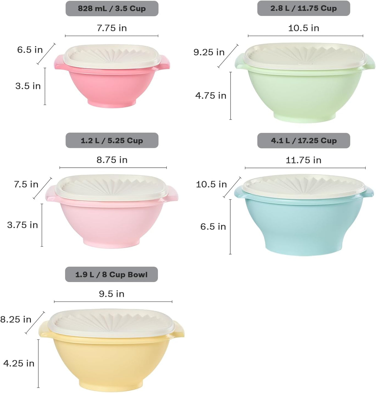 Tupperware Heritage Collection, New Food Storage Container Set in Vintage Pink, Dishwasher Safe and BPA Free (18 containers, 18 lids)