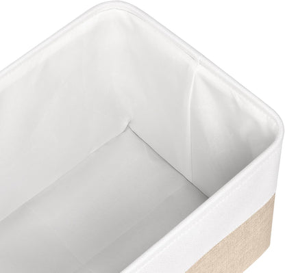 Foldable Storage Bin Collapsible Basket 12" x 10" x 9.5" Cube Storage Organizer Bins with Dual Carry Handles for Home Closet Shelves Drawers Organizer, Set of 3, Grey
