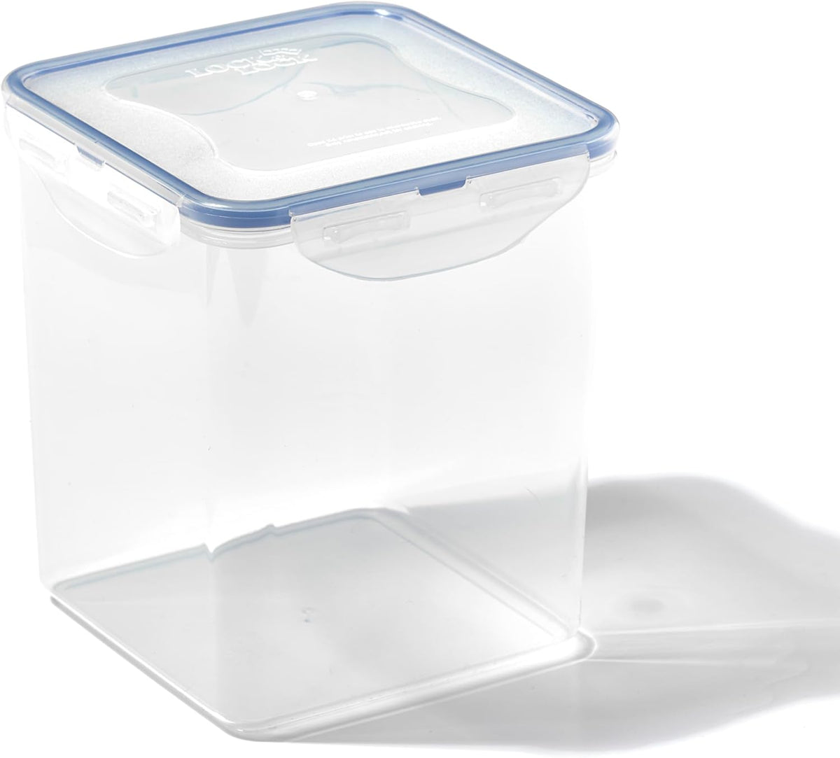LOCK & LOCK Easy Essentials Pantry Food storage containers with lids / Pantry storage / Airtight containers, BPA free - Square - 11 cup - Great for Sugar, Clear