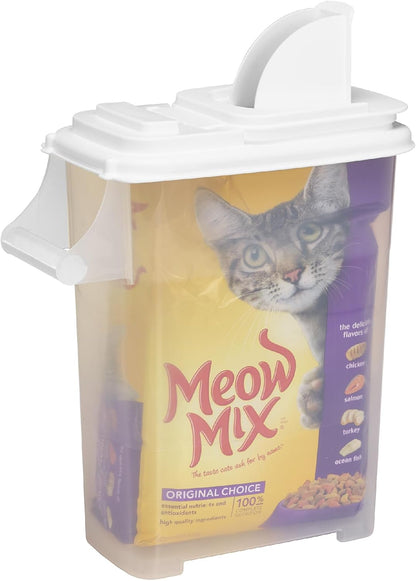 Buddeez Airtight Pet Food Storage Container - 50 QT/50 LB Capacity Dog Food Storage Container - Cat Food Container, Bird Seed Storage Container, Rolling Storage Bin, Air Tight with Handle & Scoop