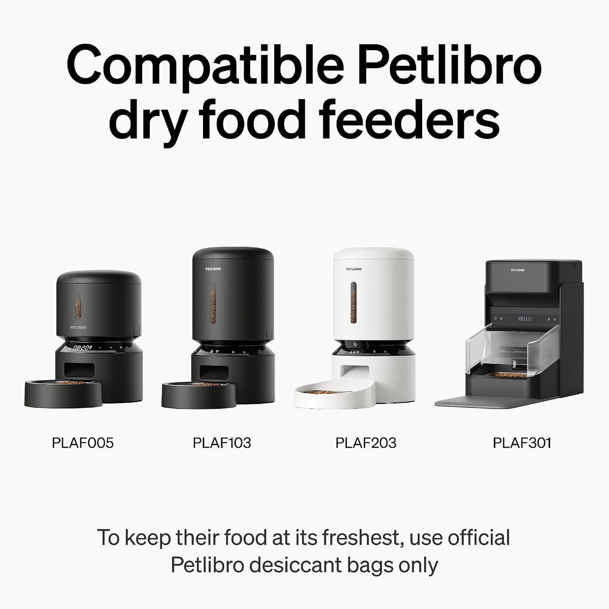 Automatic Cat Feeder, 5G WiFi Automatic Dog Food Dispenser with Freshness Preservation, 5L Timed Pet Feeder with Low Food Sensor, Up to 10 Meals Per Day, Granary Black