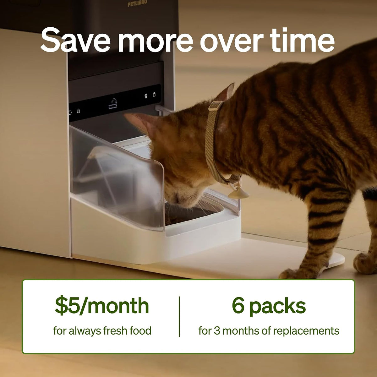 Automatic Cat Feeder, 5G WiFi Automatic Dog Food Dispenser with Freshness Preservation, 5L Timed Pet Feeder with Low Food Sensor, Up to 10 Meals Per Day, Granary Black