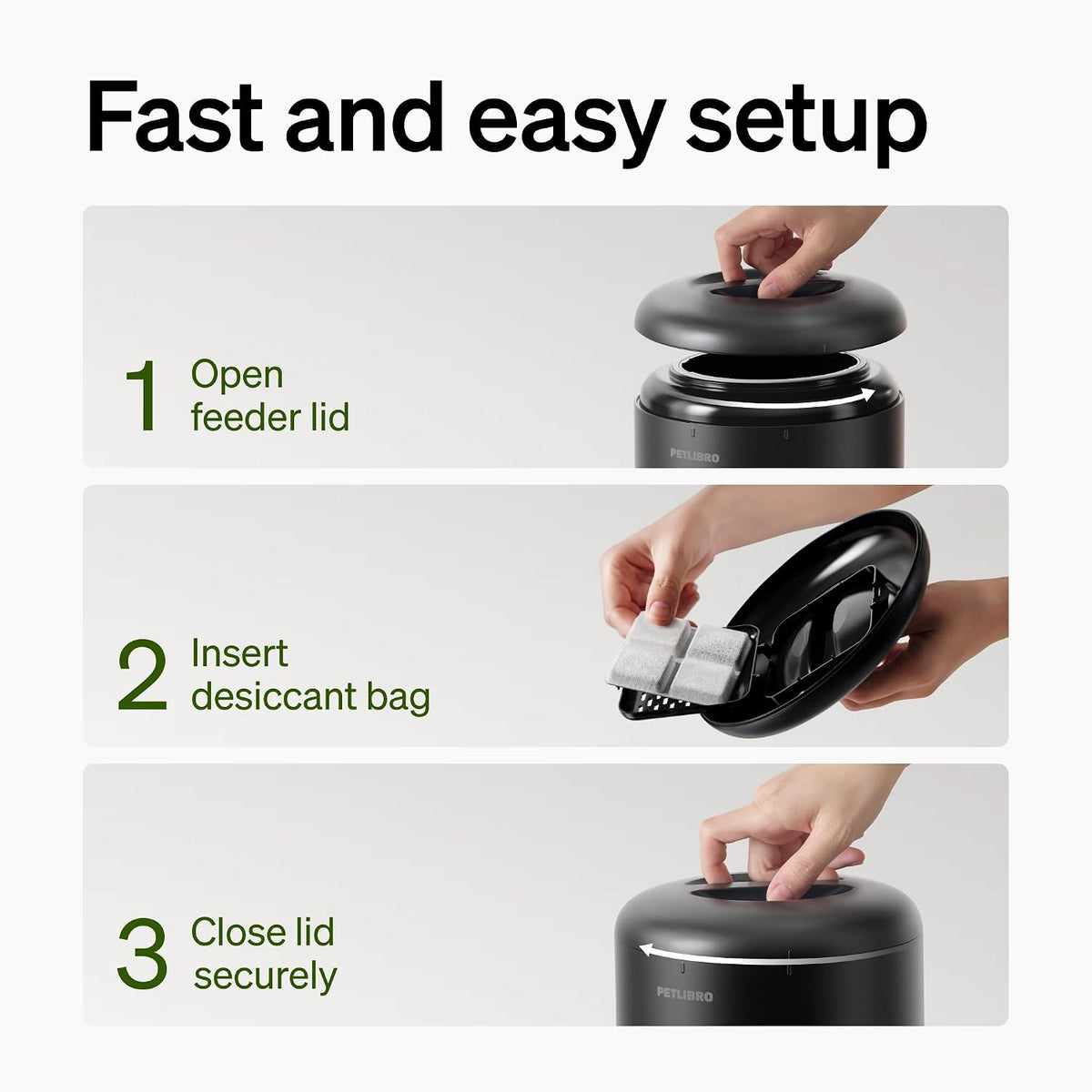 Automatic Cat Feeder, 5G WiFi Automatic Dog Food Dispenser with Freshness Preservation, 5L Timed Pet Feeder with Low Food Sensor, Up to 10 Meals Per Day, Granary Black