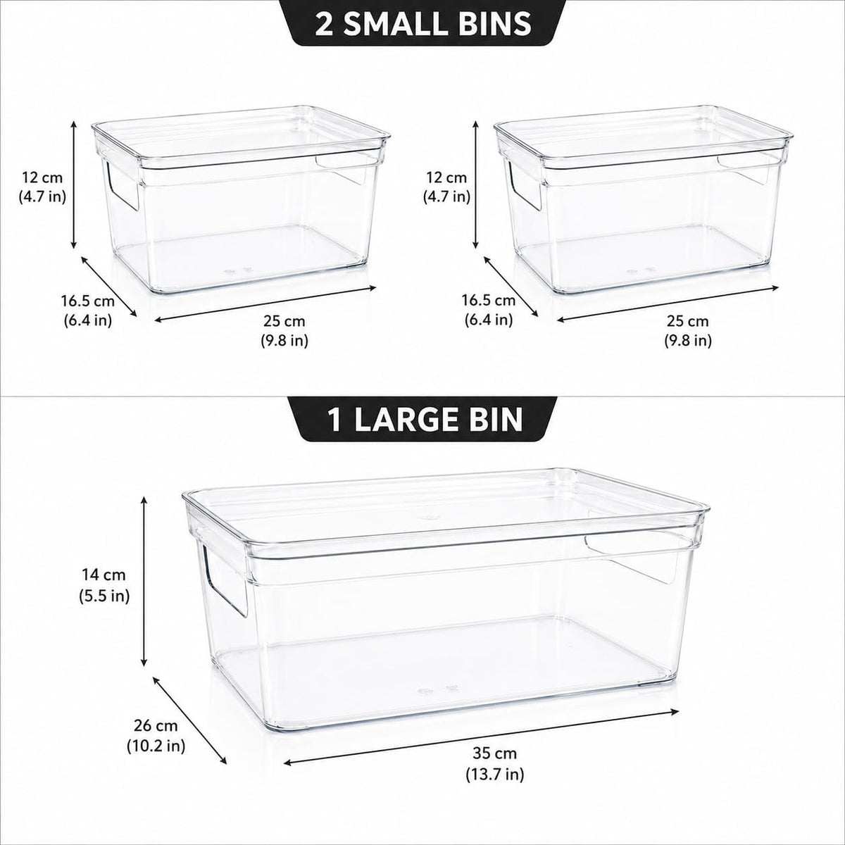 Baking Supplies Storage Containers 3Pc,Baking Kits with Handles&Lid for Adult,Stackable Bakeware Organizer Storage Bins,BPA Free Baking Accessories,Kitchen,Pantry Storage and Organization Box