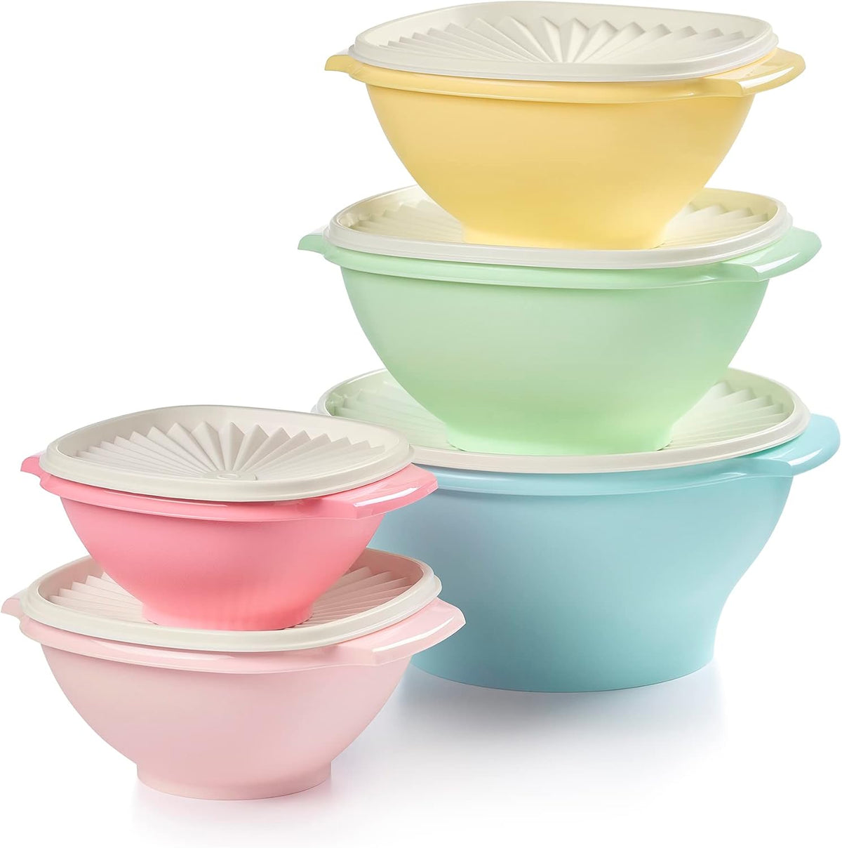 Tupperware Heritage Collection, New Food Storage Container Set in Vintage Pink, Dishwasher Safe and BPA Free (18 containers, 18 lids)