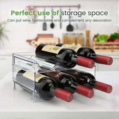 Water Bottle Organizer for Cabinet, Water Bottle Storage Organizer, Water Bottle Storage Rack, Water Bottle Holder for Cabinet, Stackable Water Bottle Storage Rack
