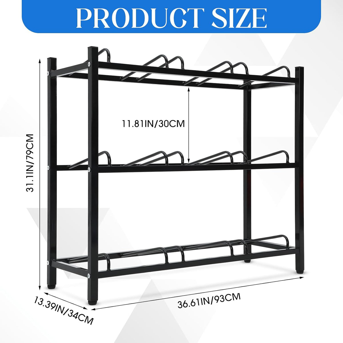 5 Gallon Water Jug Rack 5 Gallon Water Jug Holder Water Jug Holder Stand Heavy Duty Water Bottle Organizer Storage Rack Accessory for Home Room Kitchen (4 Tiers)
