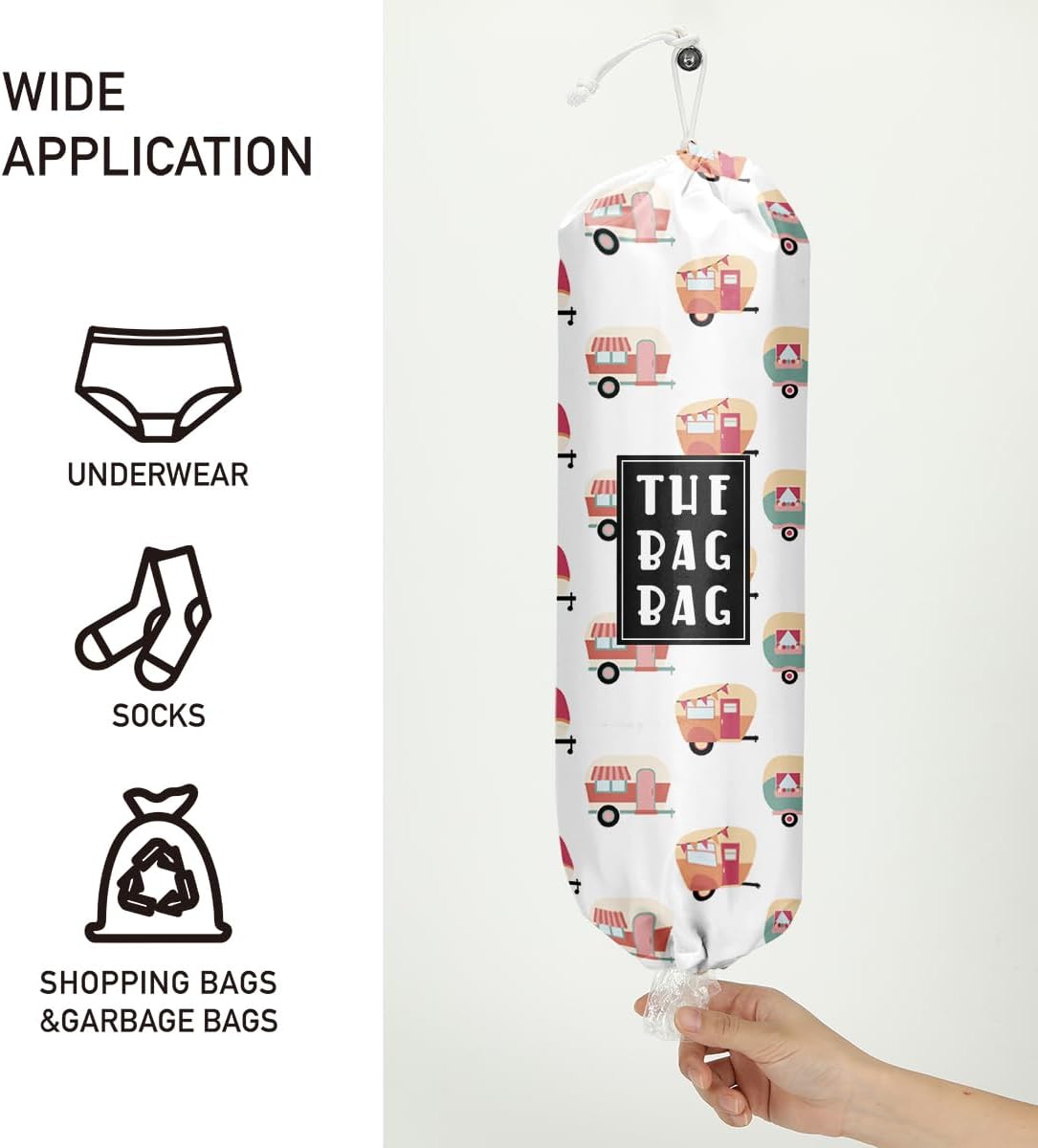 Plastic Bag Organizer, Shopping Bag holder, Wall Mount Plastic Bags Holders for grocery bags, Kitchen Washable Storage Dispenser, Carrier Storage Organizer Extra Large(23" x 9")