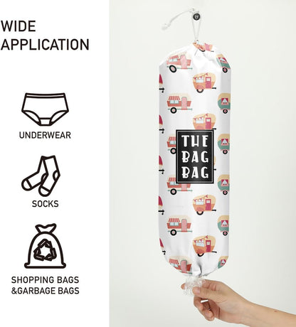 Plastic Bag Organizer, Shopping Bag holder, Wall Mount Plastic Bags Holders for grocery bags, Kitchen Washable Storage Dispenser, Carrier Storage Organizer Extra Large(23" x 9")