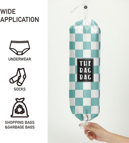 Plastic Bag Organizer, Shopping Bag holder, Wall Mount Plastic Bags Holders for grocery bags, Kitchen Washable Storage Dispenser, Carrier Storage Organizer Extra Large(23" x 9")