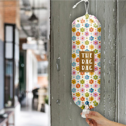 Plastic Bag Organizer, Shopping Bag holder, Wall Mount Plastic Bags Holders for grocery bags, Kitchen Washable Storage Dispenser, Carrier Storage Organizer Extra Large(23" x 9")