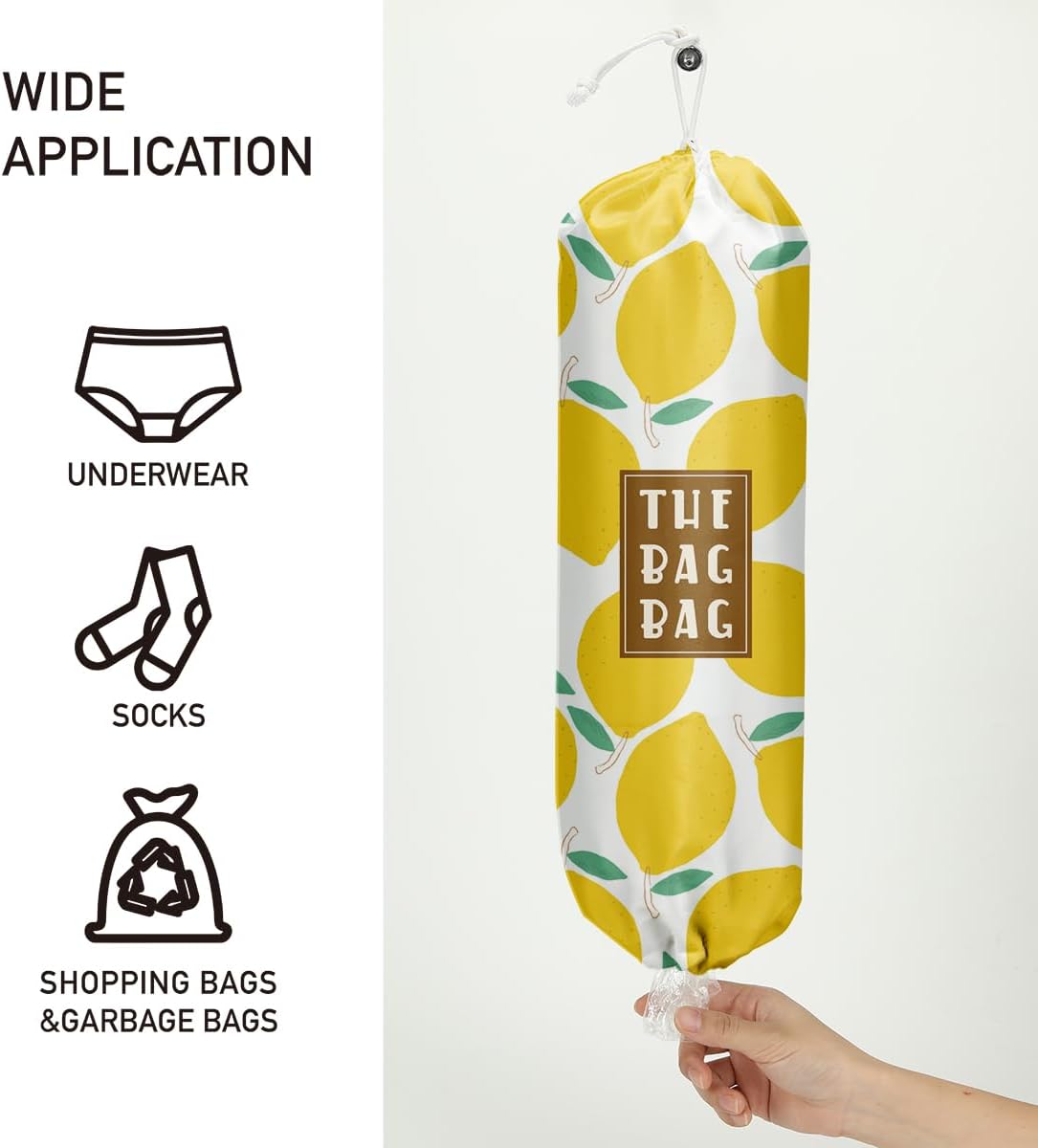 Plastic Bag Organizer, Shopping Bag holder, Wall Mount Plastic Bags Holders for grocery bags, Kitchen Washable Storage Dispenser, Carrier Storage Organizer Extra Large(23" x 9")