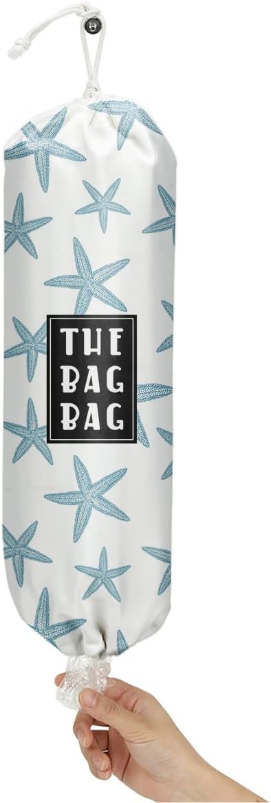 Plastic Bag Organizer, Shopping Bag holder, Wall Mount Plastic Bags Holders for grocery bags, Kitchen Washable Storage Dispenser, Carrier Storage Organizer Extra Large(23" x 9")