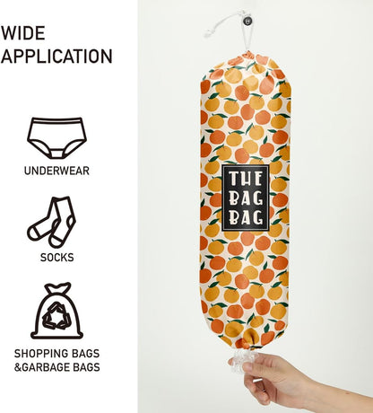 Plastic Bag Organizer, Shopping Bag holder, Wall Mount Plastic Bags Holders for grocery bags, Kitchen Washable Storage Dispenser, Carrier Storage Organizer Extra Large(23" x 9")