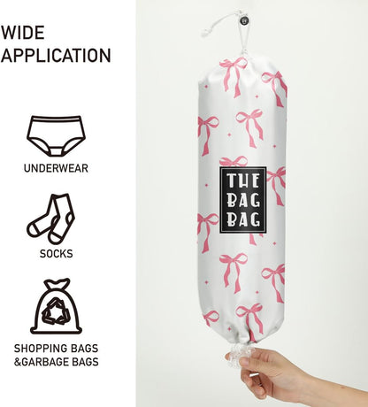 Plastic Bag Organizer, Shopping Bag holder, Wall Mount Plastic Bags Holders for grocery bags, Kitchen Washable Storage Dispenser, Carrier Storage Organizer Extra Large(23" x 9")