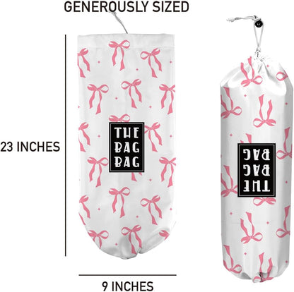 Plastic Bag Organizer, Shopping Bag holder, Wall Mount Plastic Bags Holders for grocery bags, Kitchen Washable Storage Dispenser, Carrier Storage Organizer Extra Large(23" x 9")