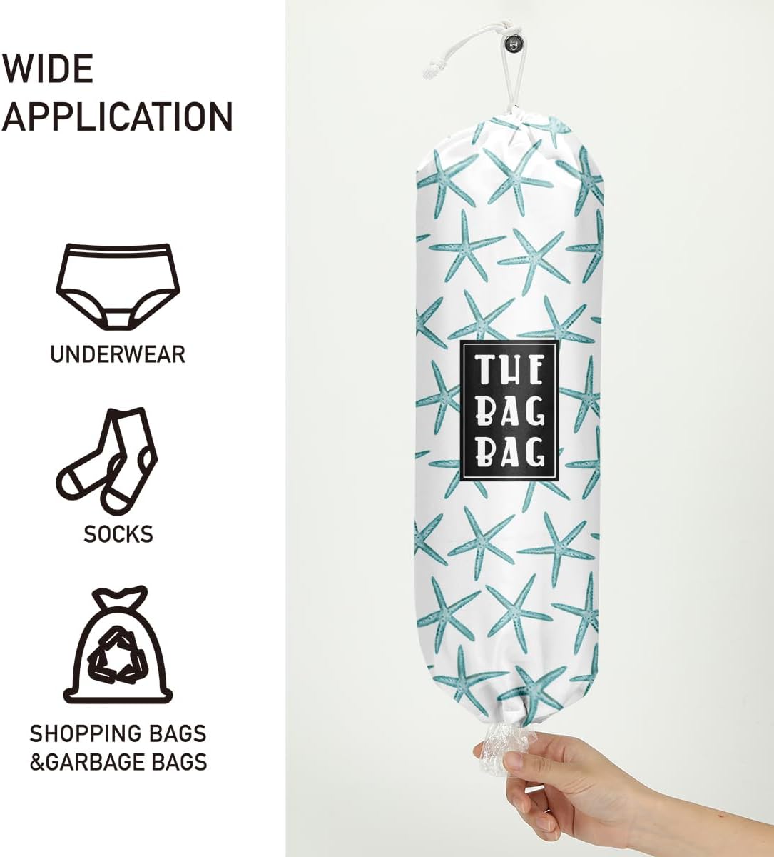Plastic Bag Organizer, Shopping Bag holder, Wall Mount Plastic Bags Holders for grocery bags, Kitchen Washable Storage Dispenser, Carrier Storage Organizer Extra Large(23" x 9")