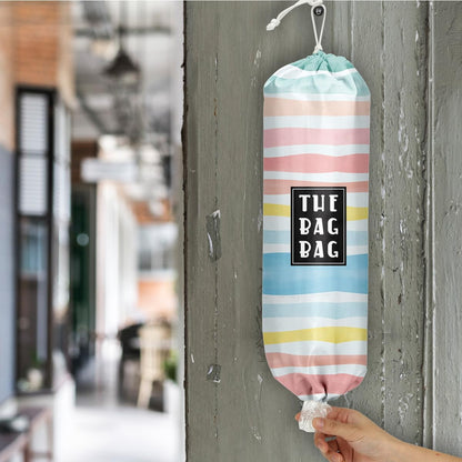 Plastic Bag Organizer, Shopping Bag holder, Wall Mount Plastic Bags Holders for grocery bags, Kitchen Washable Storage Dispenser, Carrier Storage Organizer Extra Large(23" x 9")