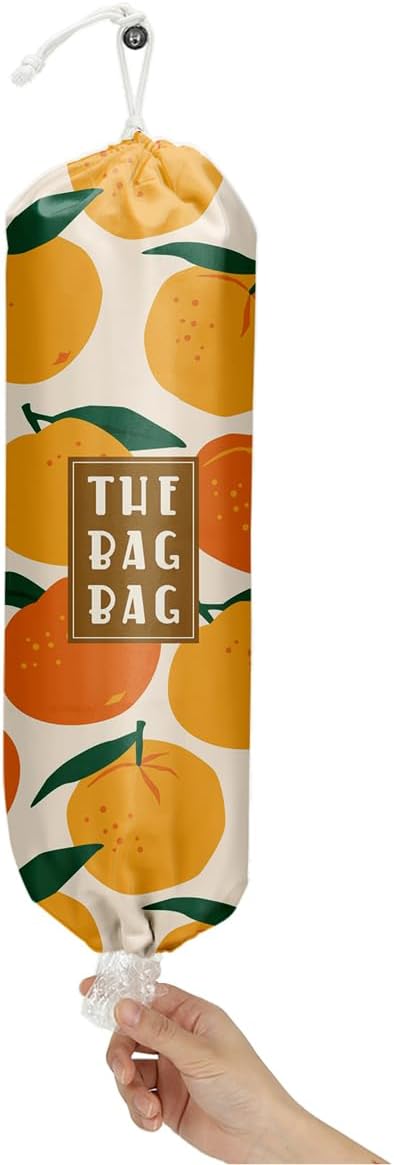 Plastic Bag Organizer, Shopping Bag holder, Wall Mount Plastic Bags Holders for grocery bags, Kitchen Washable Storage Dispenser, Carrier Storage Organizer Extra Large(23" x 9")