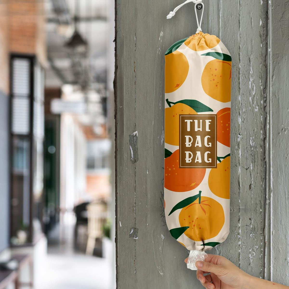 Plastic Bag Organizer, Shopping Bag holder, Wall Mount Plastic Bags Holders for grocery bags, Kitchen Washable Storage Dispenser, Carrier Storage Organizer Extra Large(23" x 9")