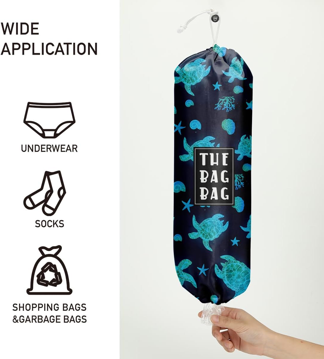 Plastic Bag Organizer, Shopping Bag holder, Wall Mount Plastic Bags Holders for grocery bags, Kitchen Washable Storage Dispenser, Carrier Storage Organizer Extra Large(23" x 9")