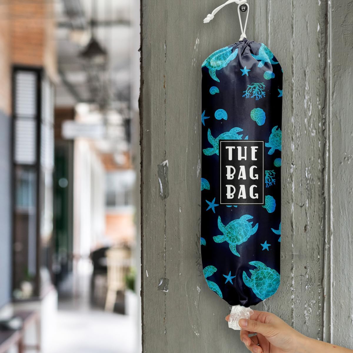 Plastic Bag Organizer, Shopping Bag holder, Wall Mount Plastic Bags Holders for grocery bags, Kitchen Washable Storage Dispenser, Carrier Storage Organizer Extra Large(23" x 9")