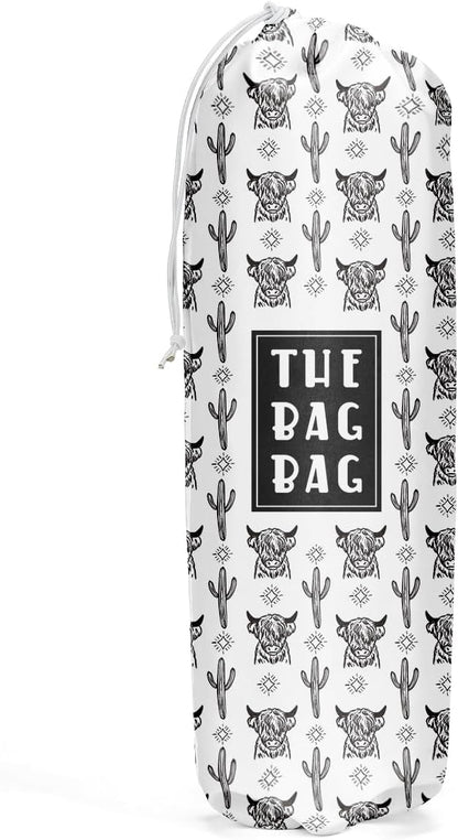 Plastic Bag Organizer, Shopping Bag holder, Wall Mount Plastic Bags Holders for grocery bags, Kitchen Washable Storage Dispenser, Carrier Storage Organizer Extra Large(23" x 9")