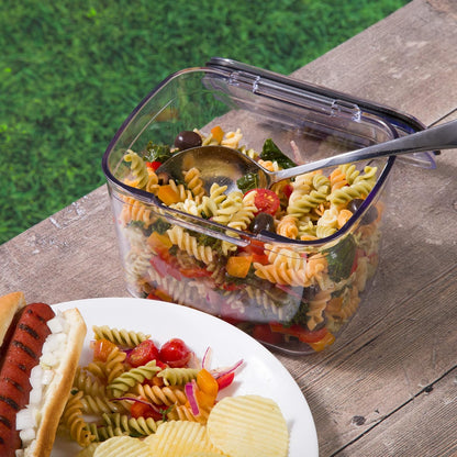 Progressive Prokeeper + Deli Storage Set: Air-Tight Silicone Sealed Containers w Grooved Bottom, Dry Erase Lid, BPA-Free, Stackable, Keeps Meats & Cheeses Fresh Longer, 3-Piece Set (1.65L, .69L, 1.6L)