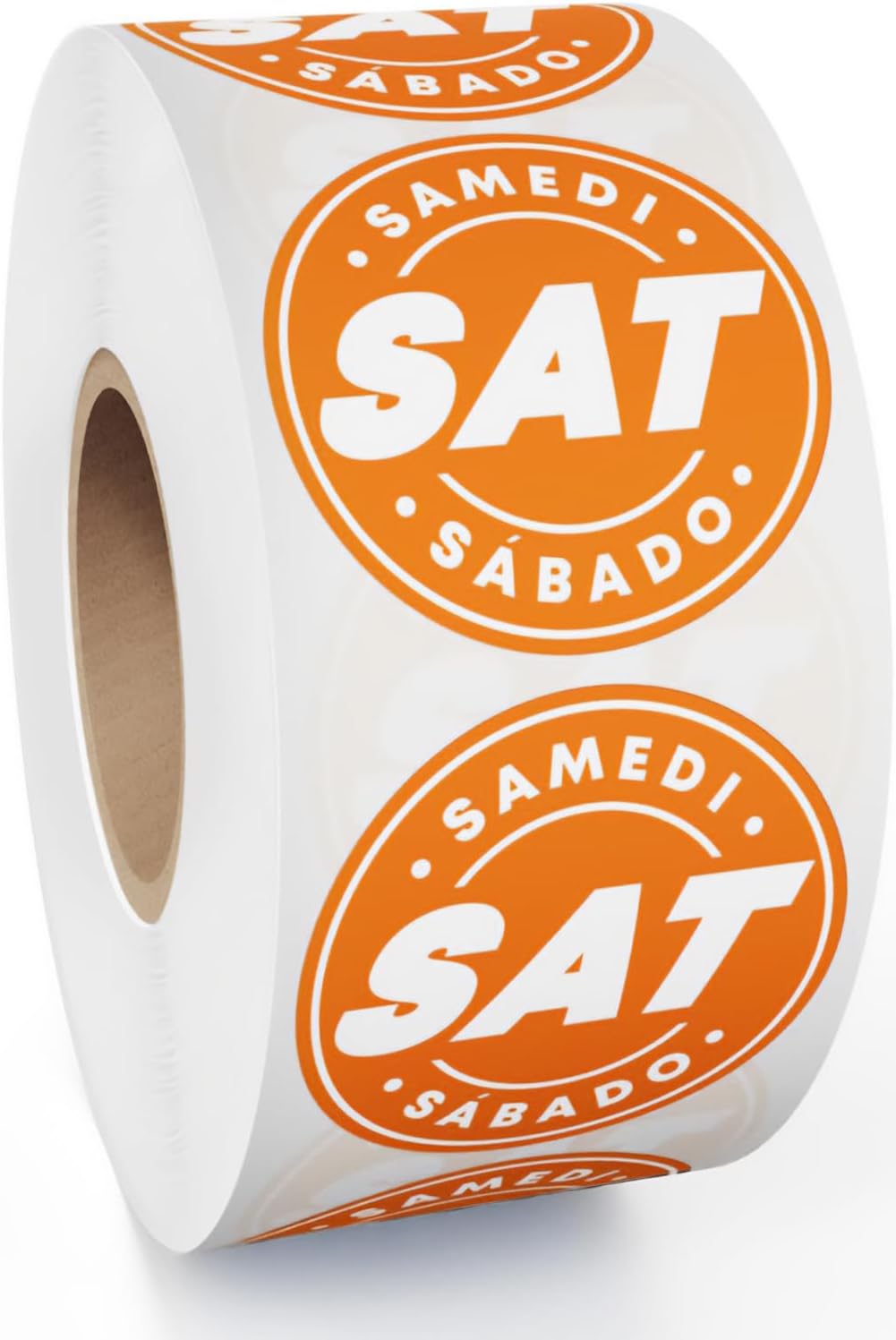 Day of Week Labels for Restaurant, 7000 Day Dots, Food Date Stickers 3/4 in