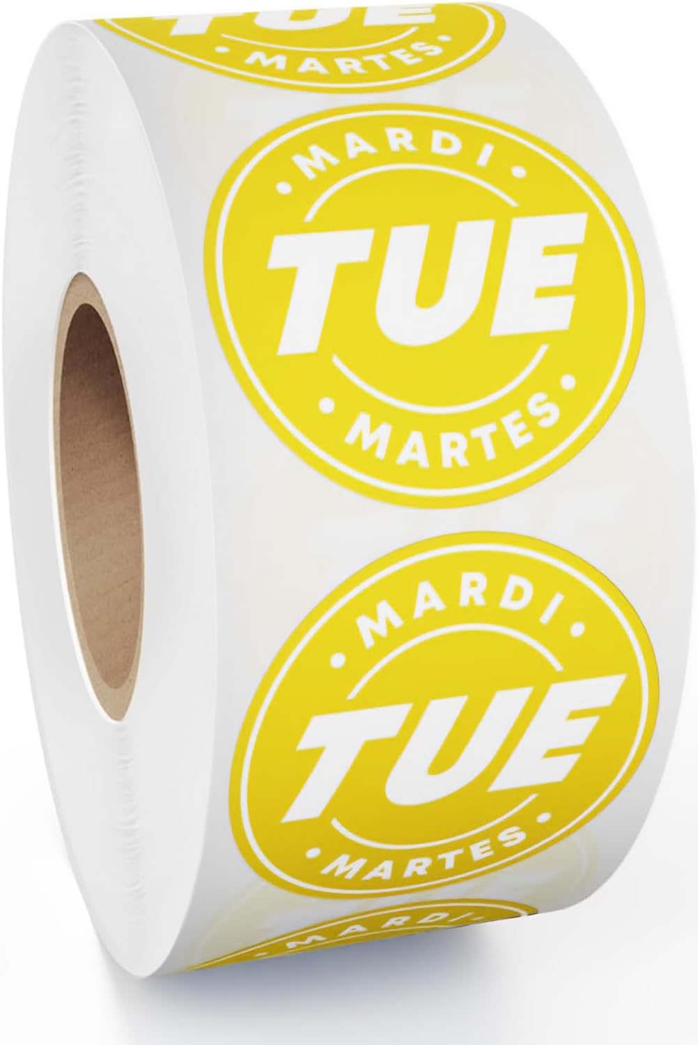 Day of Week Labels for Restaurant, 7000 Day Dots, Food Date Stickers 3/4 in