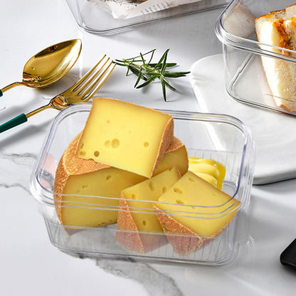 Cheese Container with Airtight Lid and Time Recording - Fridge Cheese Saver 丨NOT DISHWASHER SAFE 丨