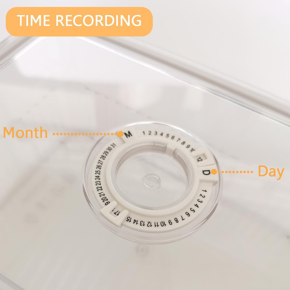Cheese Container with Airtight Lid and Time Recording - Fridge Cheese Saver 丨NOT DISHWASHER SAFE 丨