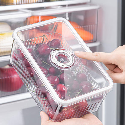 Cheese Container with Airtight Lid and Time Recording - Fridge Cheese Saver 丨NOT DISHWASHER SAFE 丨