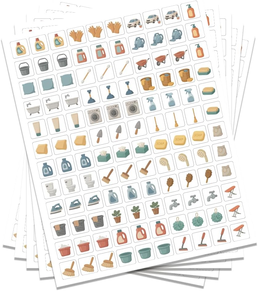 200 Pcs Kitchen Pantry Label Stickers, Black Preprinted Food Storage Jar Labels Self-Adhesive PVC Waterproof Spice and Pantry Organization Stickers for Containers, 0.75 x 1.58 Inch