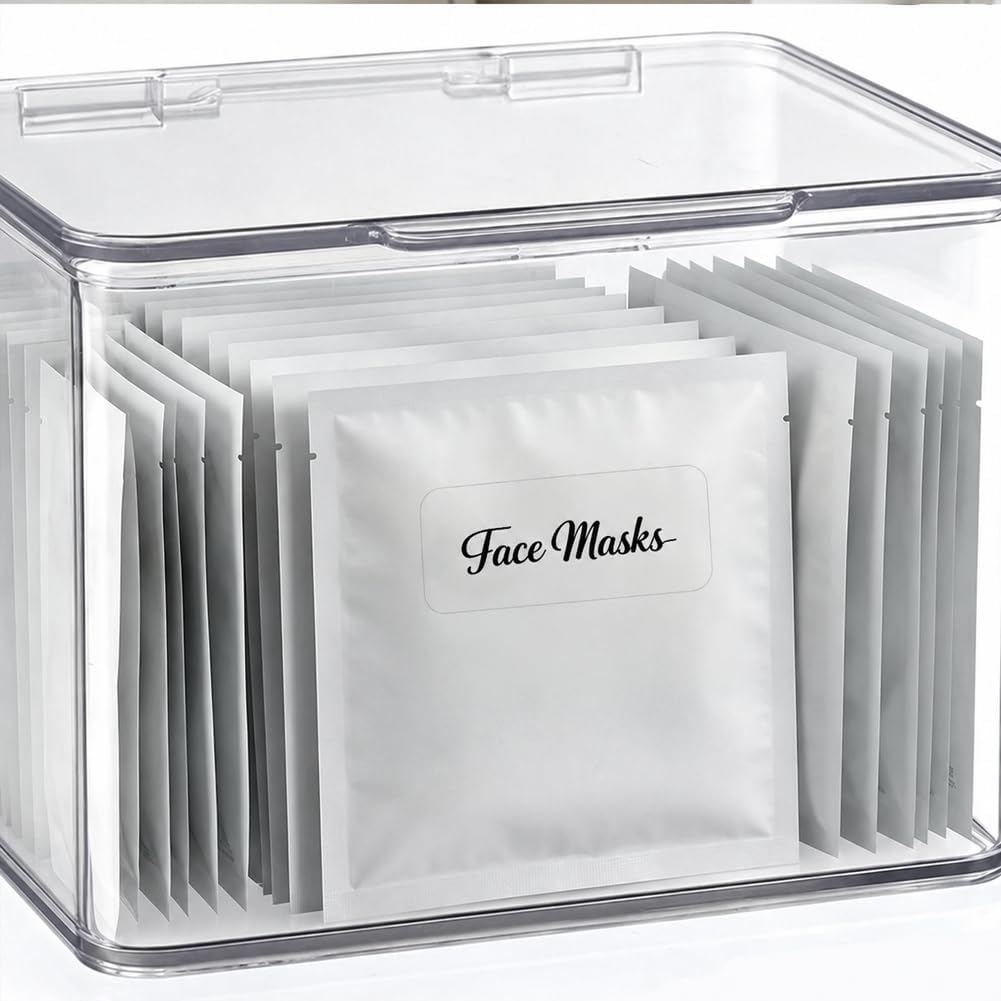 200 Pcs Kitchen Pantry Label Stickers, Black Preprinted Food Storage Jar Labels Self-Adhesive PVC Waterproof Spice and Pantry Organization Stickers for Containers, 0.75 x 1.58 Inch